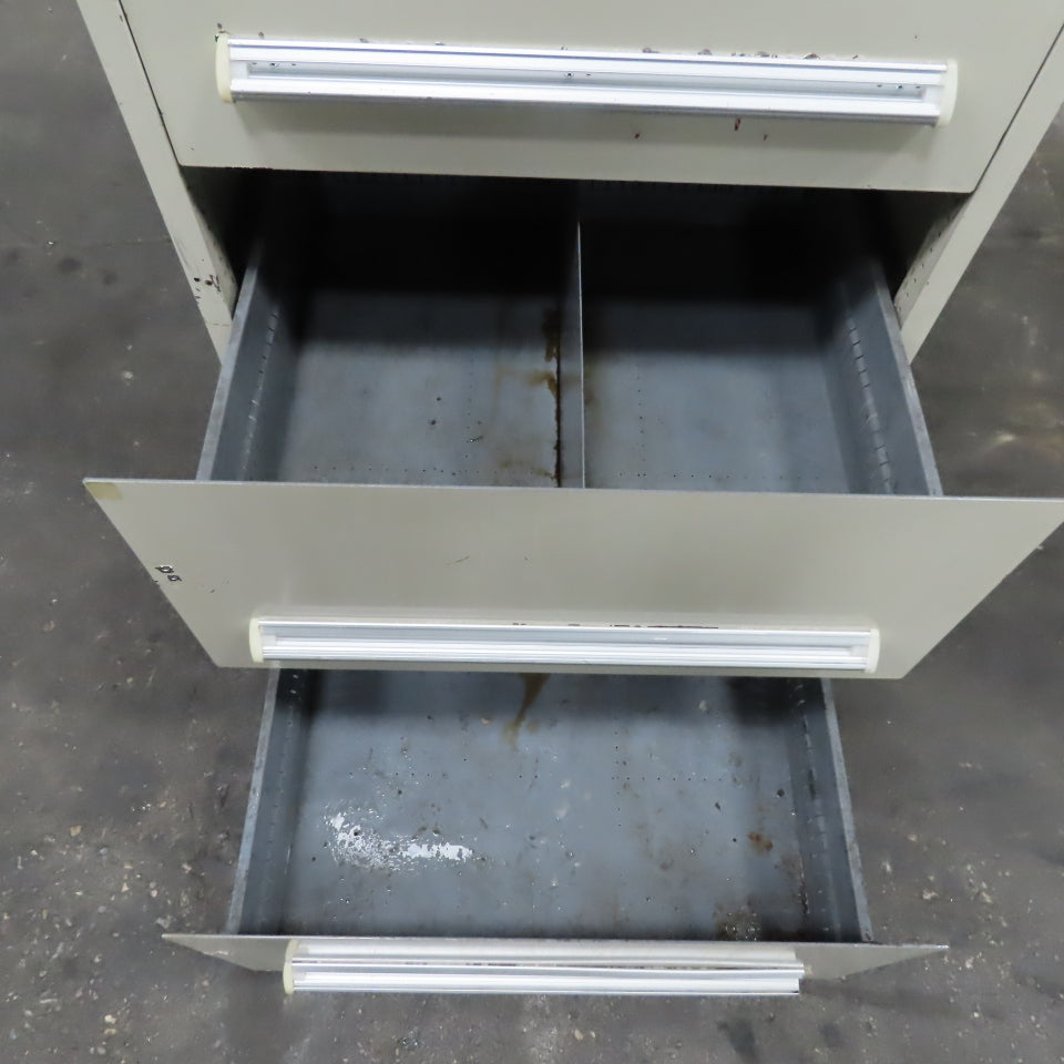 Stanley Vidmar 30" x 27-1/2" x 59" Tall 4 Drawer Tool Parts Storage Cabinet