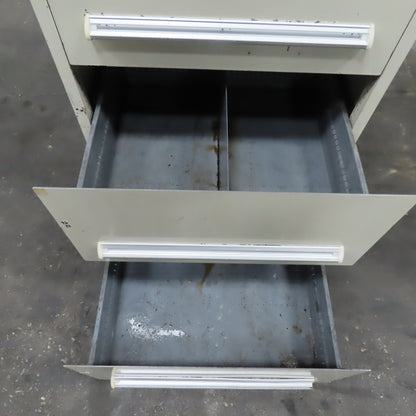 Stanley Vidmar 30" x 27-1/2" x 59" Tall 4 Drawer Tool Parts Storage Cabinet