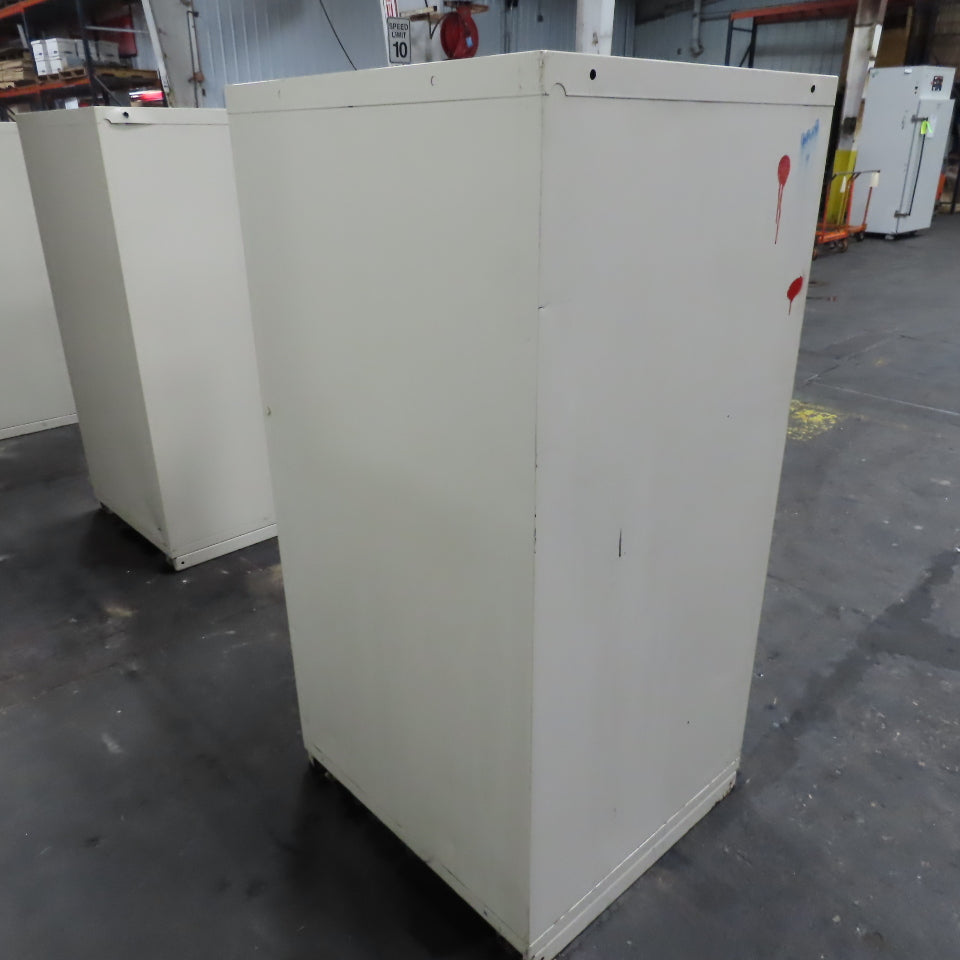 Stanley Vidmar 30" x 27-1/2" x 59" Tall 4 Drawer Tool Parts Storage Cabinet