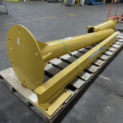 Contrx B188 1000Lbs Cap. Floor Mount Jib Crane 8' Swing 8' Under 88" Travel
