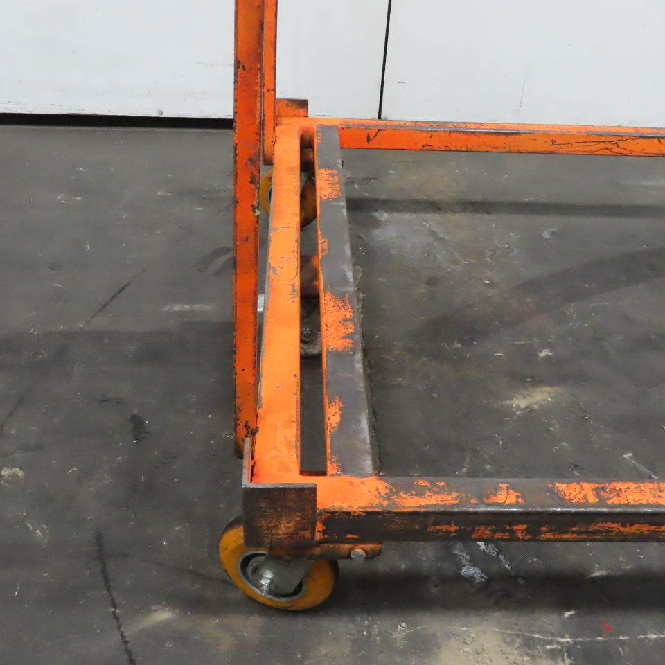 45" x 48" Custom Fab Pallet Tote Box Dolly Cart