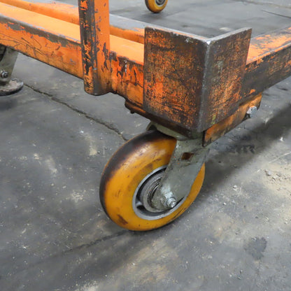 45" x 48" Custom Fab Pallet Tote Box Dolly Cart