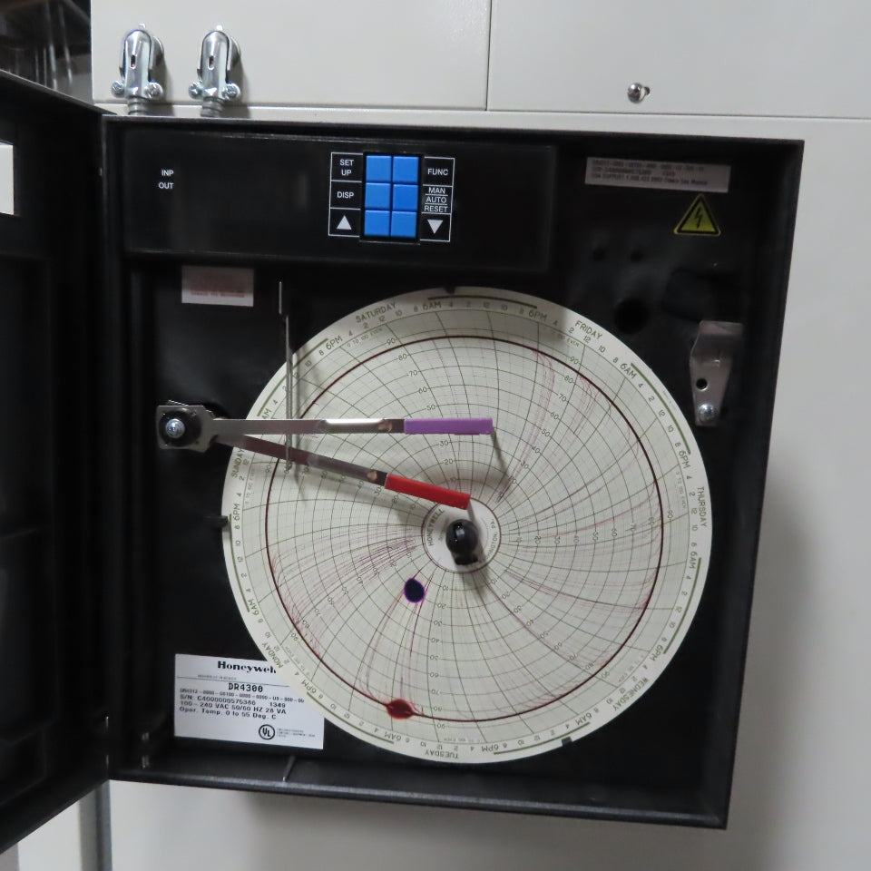 SPX CEO 932-4 Blue M 32Cu/Ft Humidity Testing Chamber 220V 1Ph W/ Chart Recorder