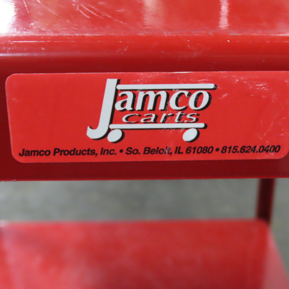 Jamco 30" x 48" x 47" Tall Steel Rolling Utility Service Work Cart