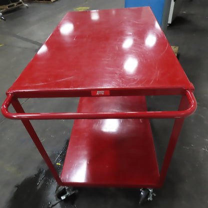 Jamco 30" x 48" x 47" Tall Steel Rolling Utility Service Work Cart