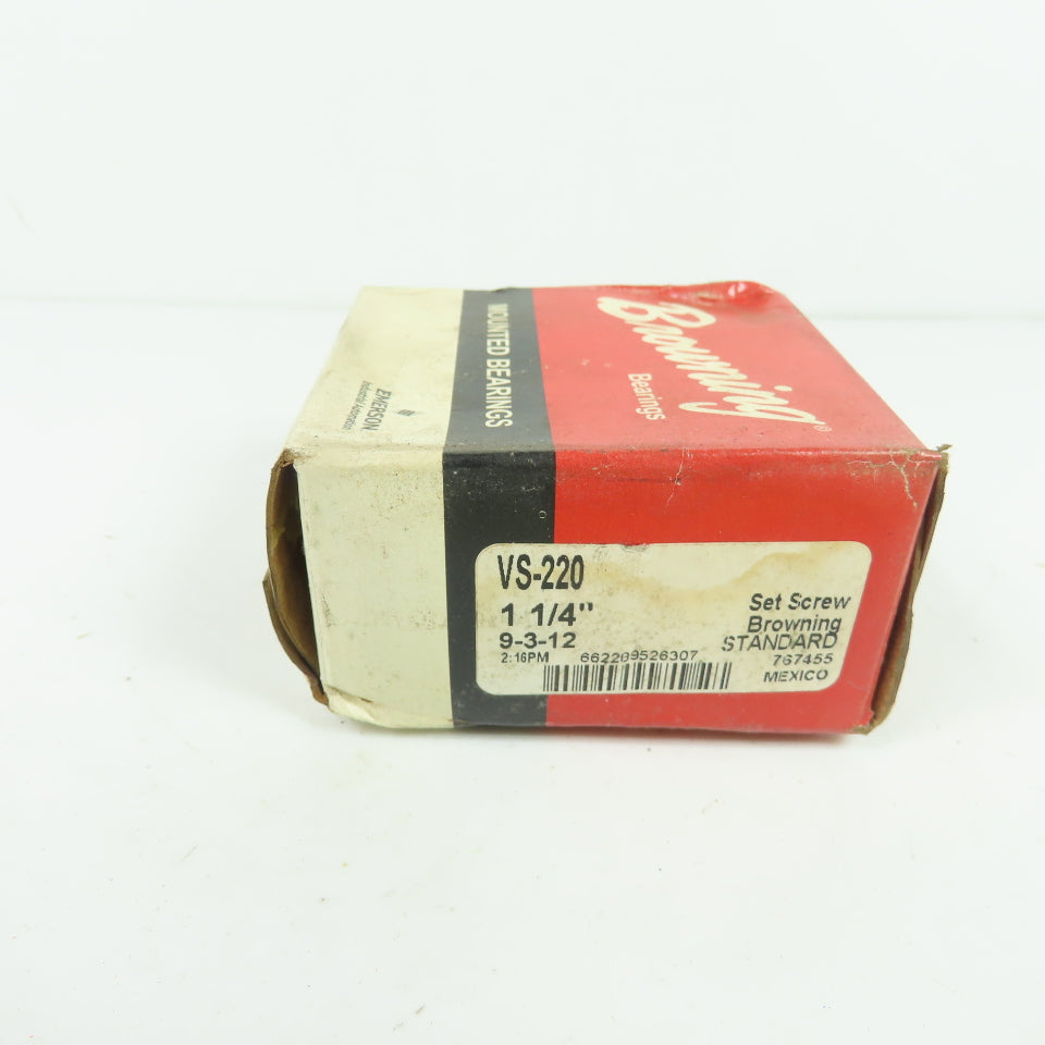 Browning 767455 VS-220 1 1/4" Set Screw Mounted Bearing NEW