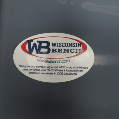 Wisconsin Bench 30" x 60" Laminate Top Industrial Desk Work Bench W/ Storage