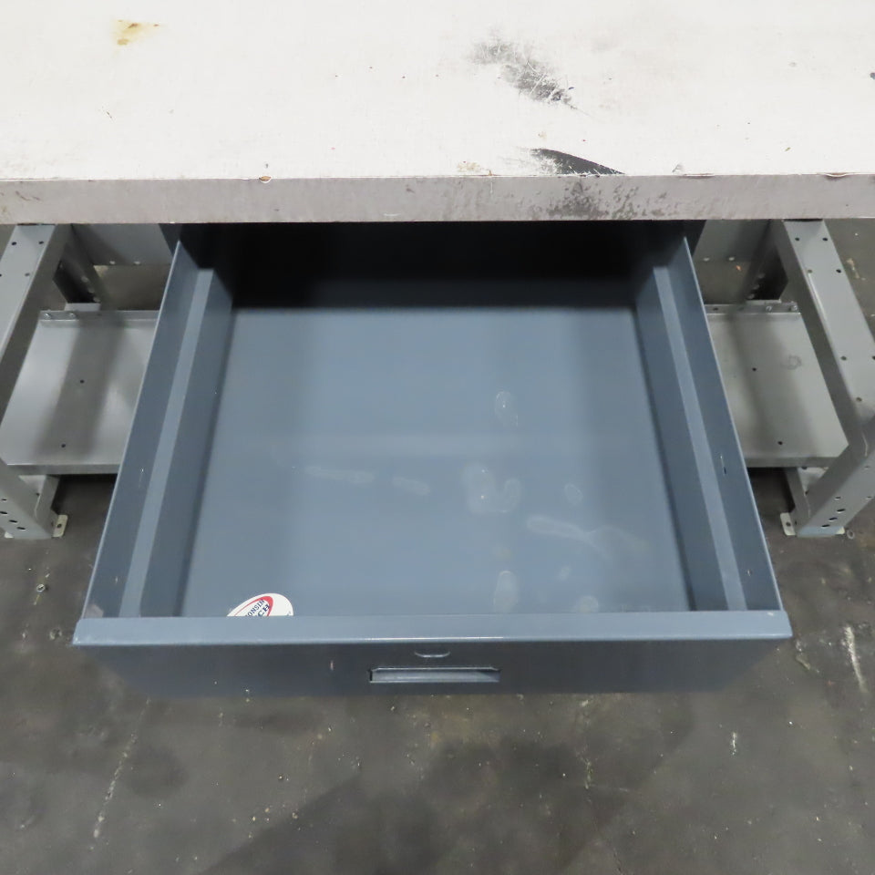 Wisconsin Bench 30" x 60" Laminate Top Industrial Desk Work Bench W/ Storage