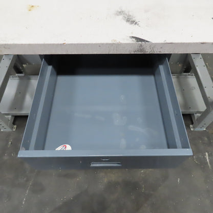 Wisconsin Bench 30" x 60" Laminate Top Industrial Desk Work Bench W/ Storage