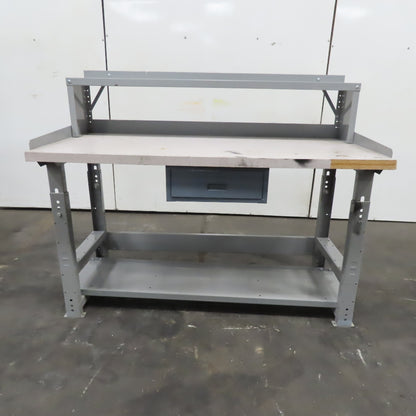 Wisconsin Bench 30" x 60" Laminate Top Industrial Desk Work Bench W/ Storage