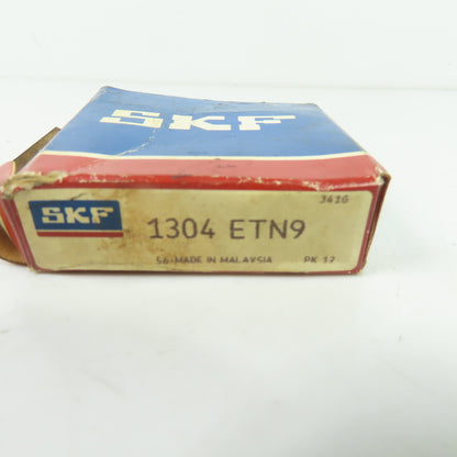 SKF 1304 ETN9 Self-Aligning Double Row Ball Bearing 52mm OD x 20mm Bore 15mm W