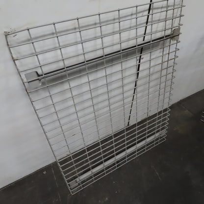 36" x 45" Wide Welded 2 Channel Double Waterfall Pallet Rack Wire Decking