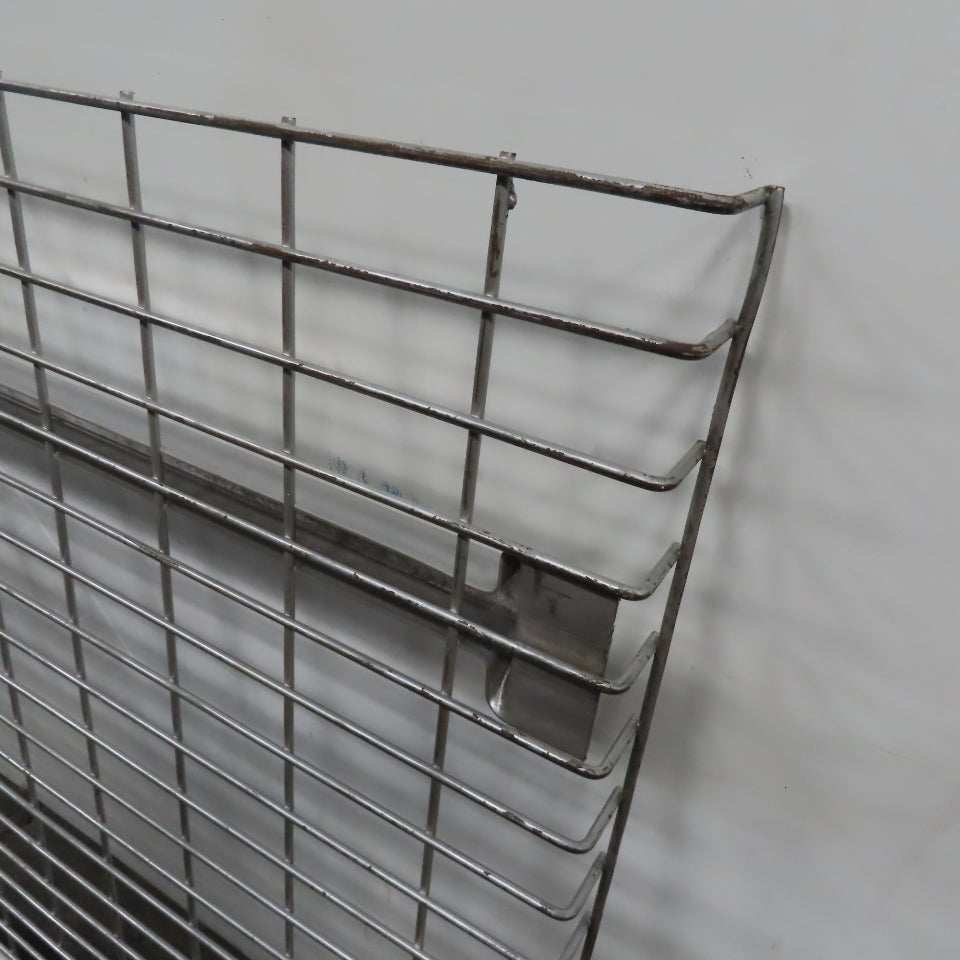 36" x 45" Wide Welded 2 Channel Double Waterfall Pallet Rack Wire Decking