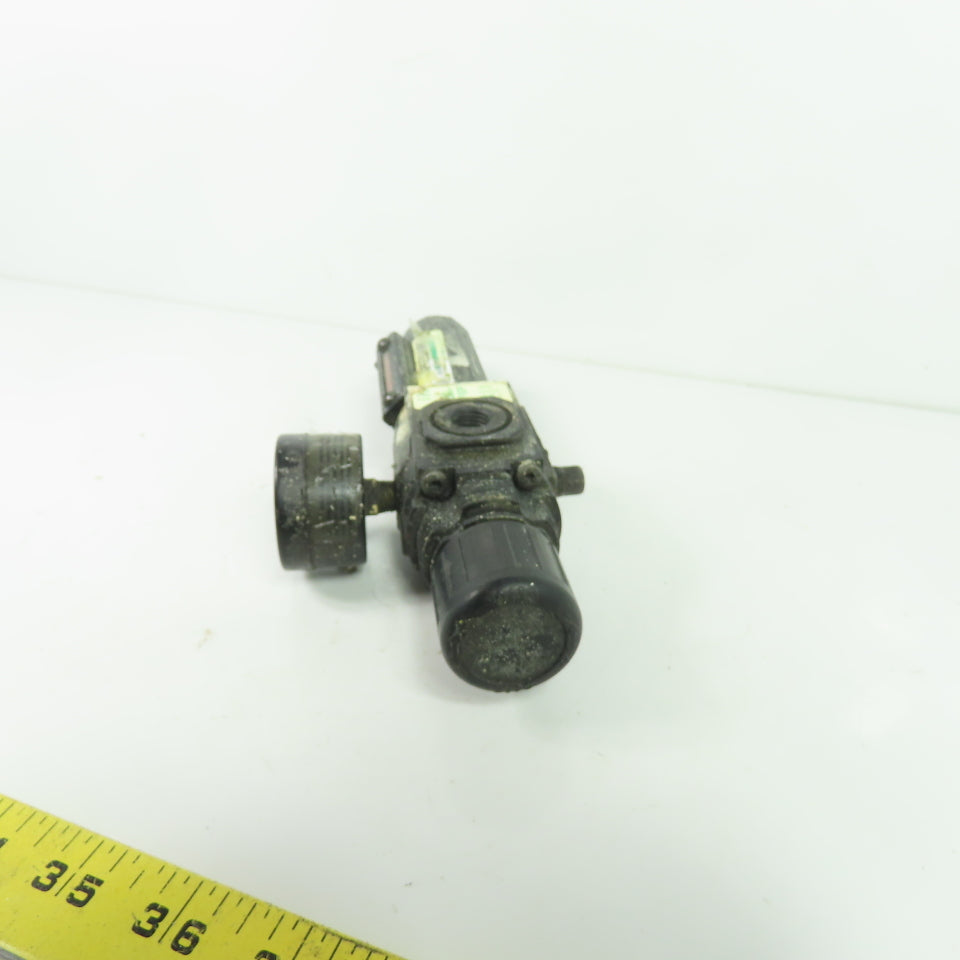 Speedaire 4ZK82 Pneumatic Filter Regulator w/ Gauge 150 PSI 1/4" NPT