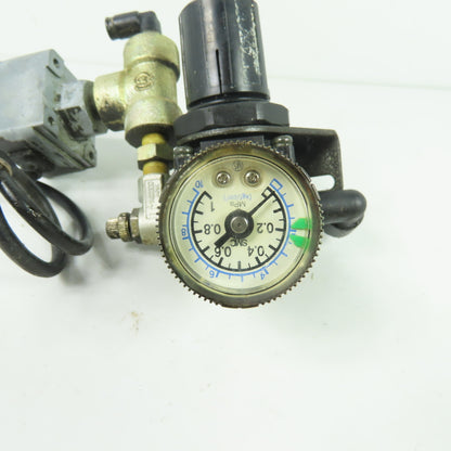SMC AR2000-01 Modular Pneumatic Regulator 0.05-0.85MPa W/ PS7 Pressure Switch
