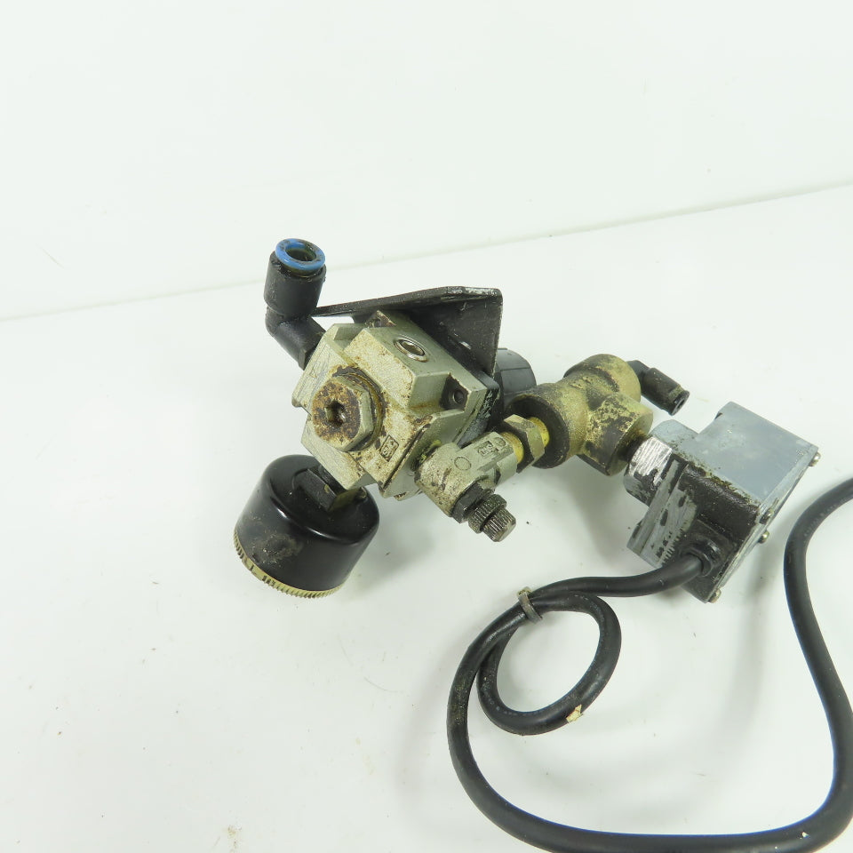 SMC AR2000-01 Modular Pneumatic Regulator 0.05-0.85MPa W/ PS7 Pressure Switch