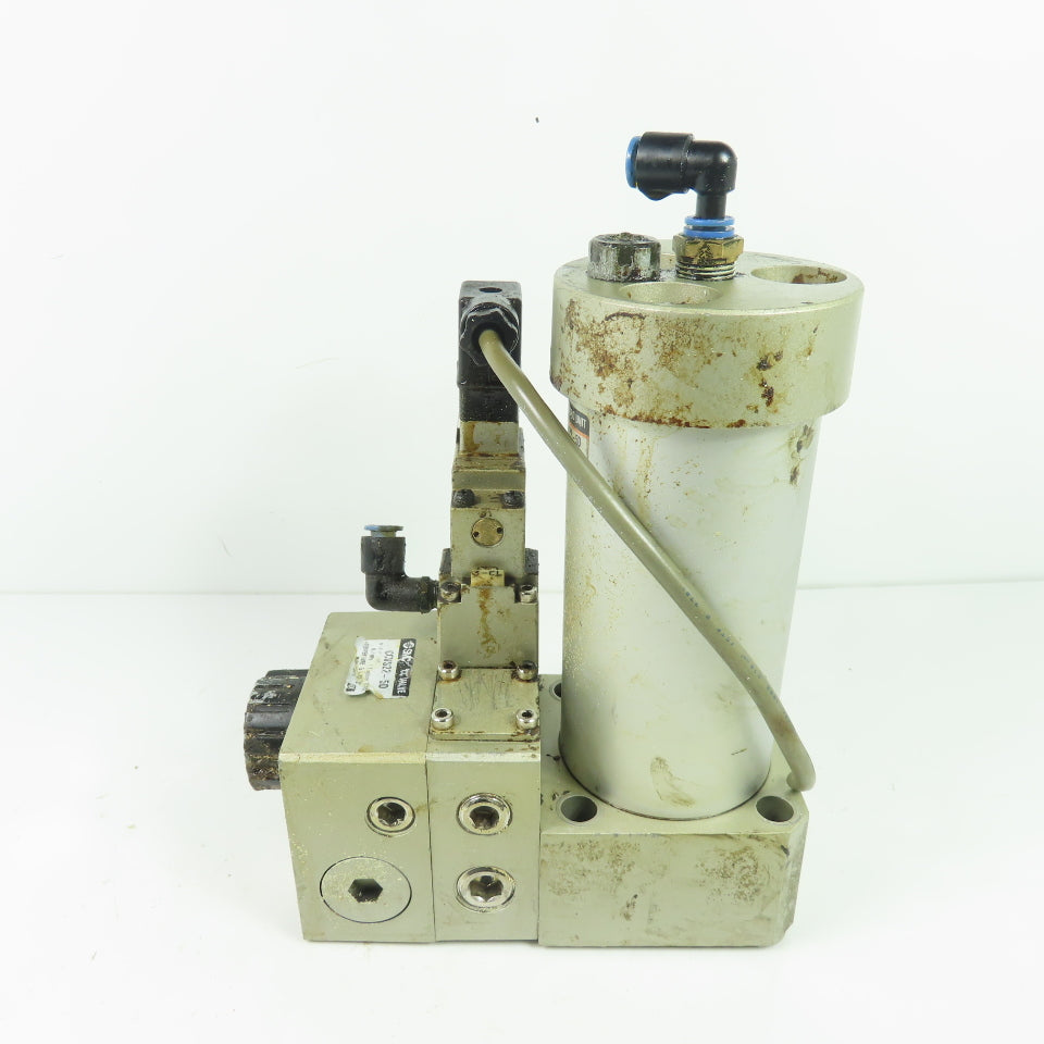 SMC CCVS22-5D CC63-50S22-5D Air Hydro Unit W/ CC Valve 100 PSI
