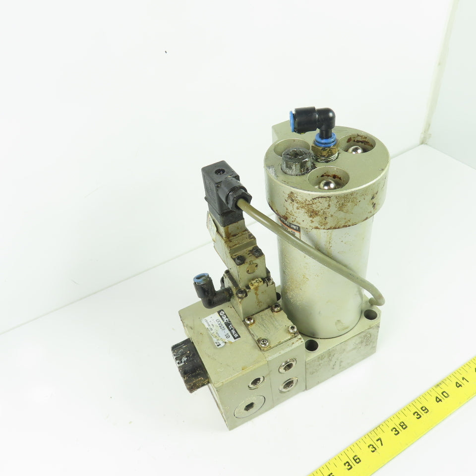 SMC CCVS22-5D CC63-50S22-5D Air Hydro Unit W/ CC Valve 100 PSI