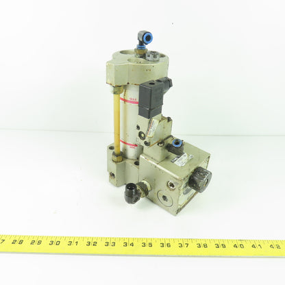 SMC CCVS22-5D CC63-50S22-5D Air Hydro Unit W/ CC Valve 100 PSI