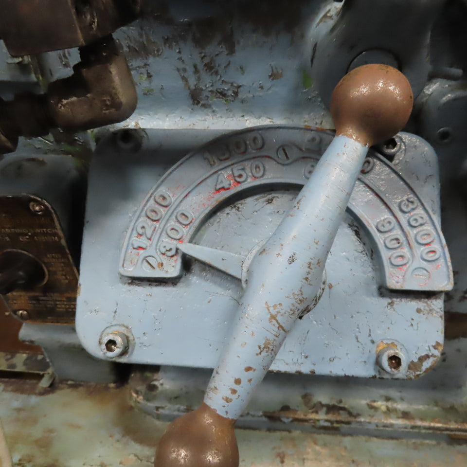 Foster 6" Swing Vintage Screw Machine Lathe 6 Tool Turret 480V 3Ph 300-3600RPM