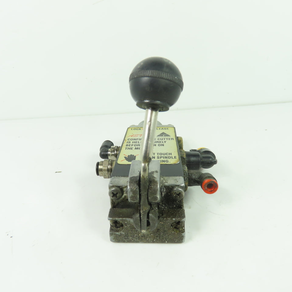 Astro Pneumatic Spindle Lock Control Mechanism