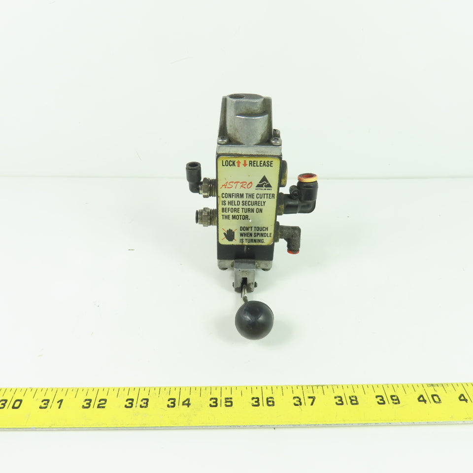 Astro Pneumatic Spindle Lock Control Mechanism