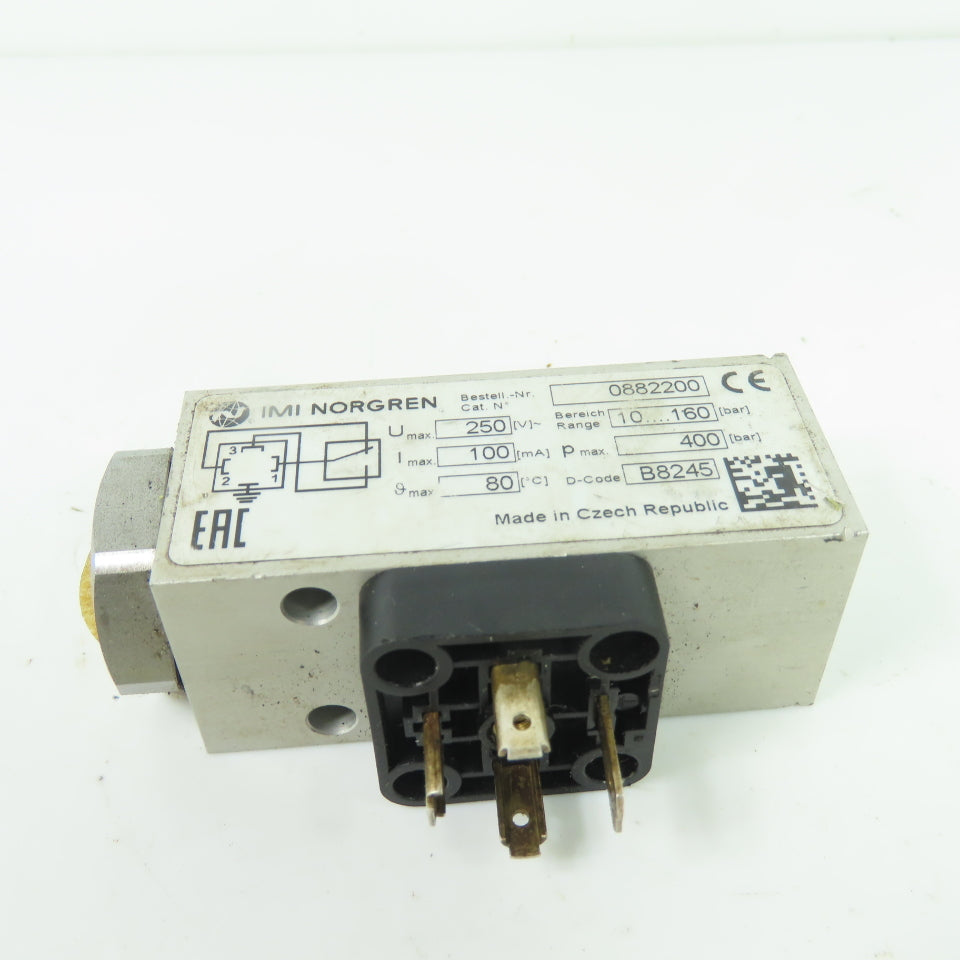 IMI Norgren 0882200 Electromechanical Pressure Switch 10-160 Bar