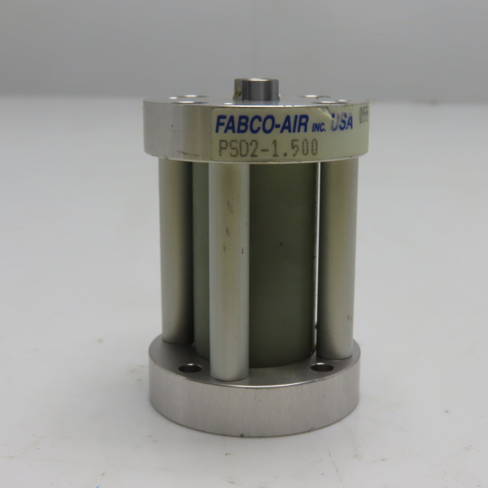 Fabco-Air PSD2-1.500 3/4" Bore 1-1/2" Stroke Pancake Air Cylinder