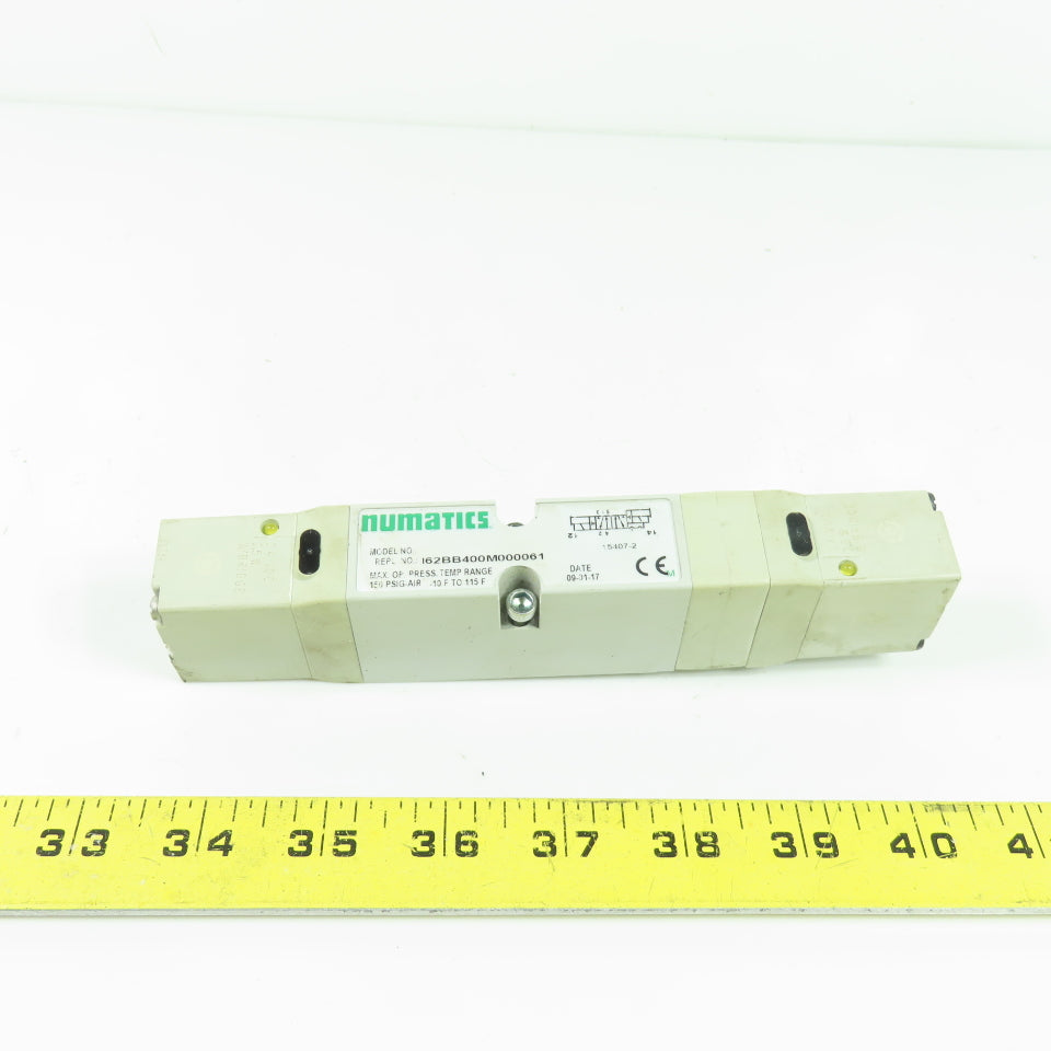 Numatics I62BB400M000061 Solenoid Valve 24VDC 2.5W 150 PSIG