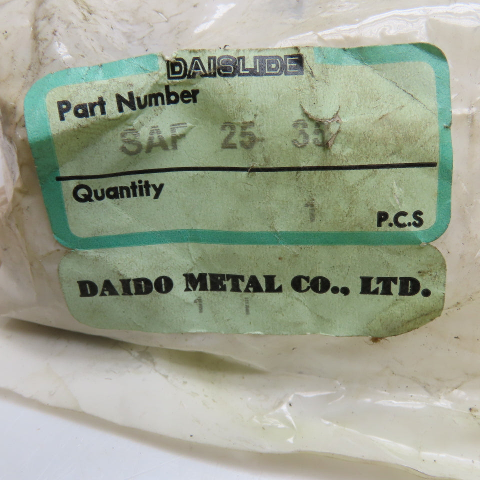 Daido Metal SAF 25 35 25mm x 35mmDAISLIDE Self-Lubricating Flanged Bushing