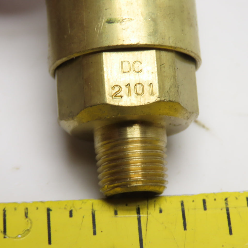 Dixon DC2101 1/8" NPT Brass Pneumatic Quick Connect Coupler