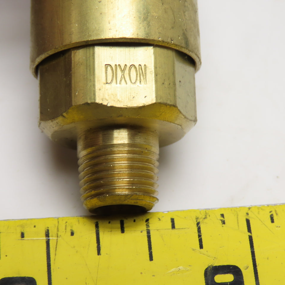 Dixon DC2101 1/8" NPT Brass Pneumatic Quick Connect Coupler