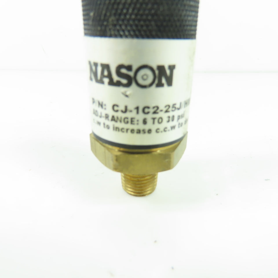 Nason CJ-1C2-25J/HMVT Field Adjustable Pressure Switch 6-30 PSI