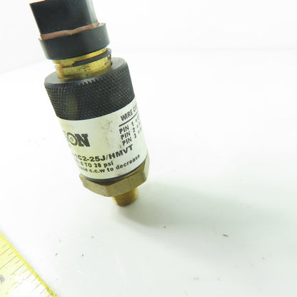 Nason CJ-1C2-25J/HMVT Field Adjustable Pressure Switch 6-30 PSI