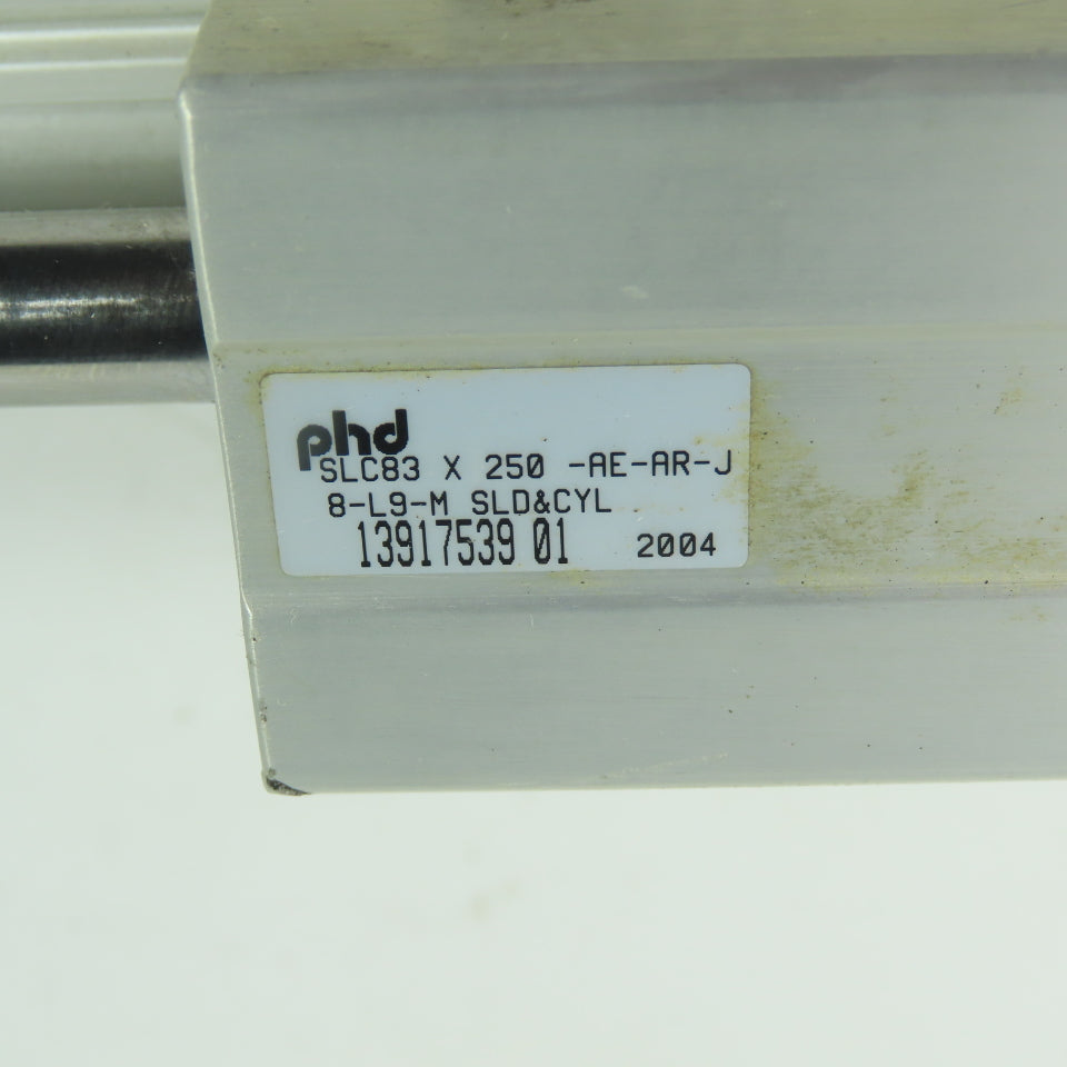 PHD SLC83 X 250 -AE-AR-J Pneumatic Slide and Cylinder Assembly 250mm Stroke
