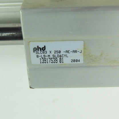 PHD SLC83 X 250 -AE-AR-J Pneumatic Slide and Cylinder Assembly 250mm Stroke