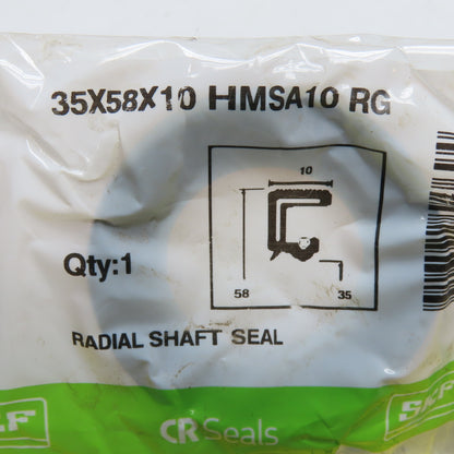 SKF 35X58X10 HMSA10 RG Radial Shaft Seal 35mm ID x 58mm OD x 10mm Width