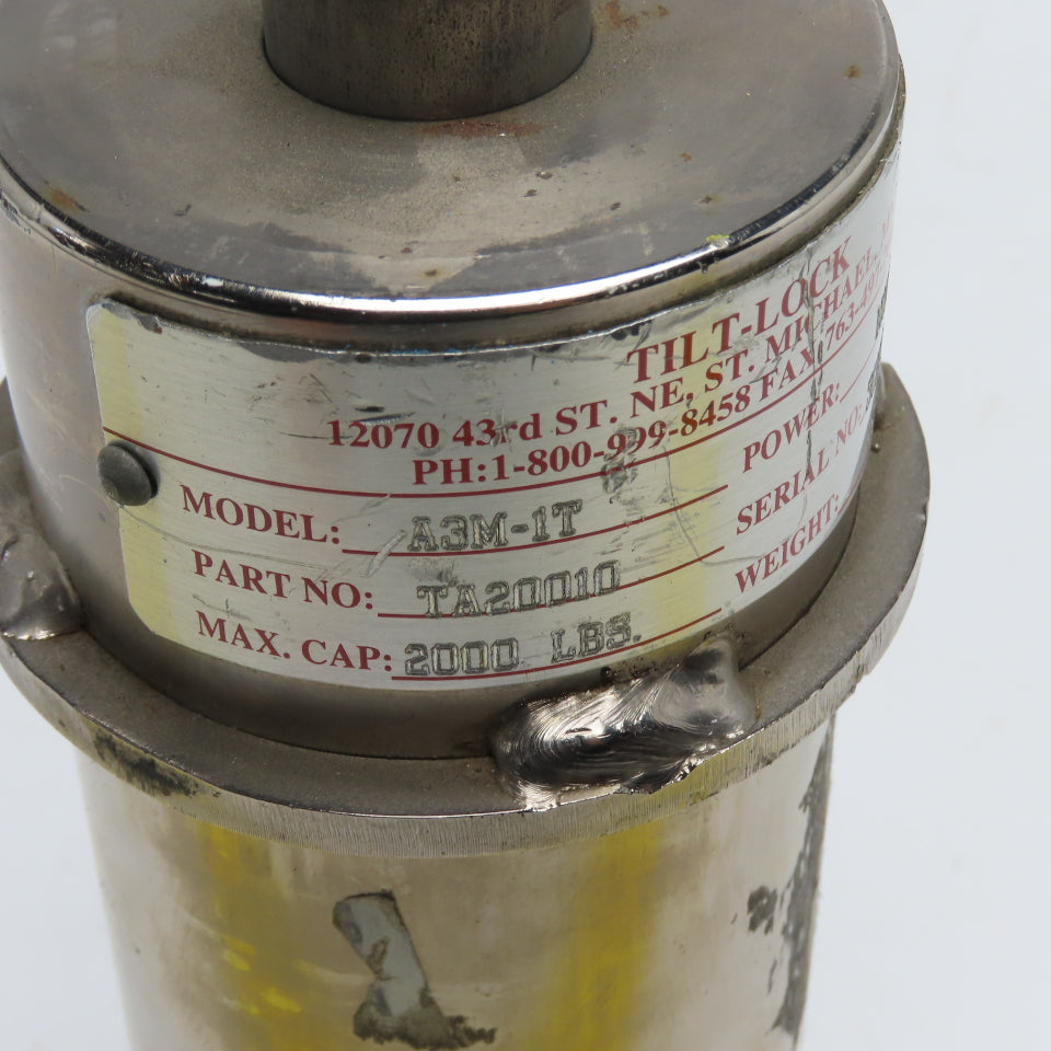 Tilt-Lock TA20010 A3M-1T 2-7/8" Mechanical Core Chuck 2000lb Capacity