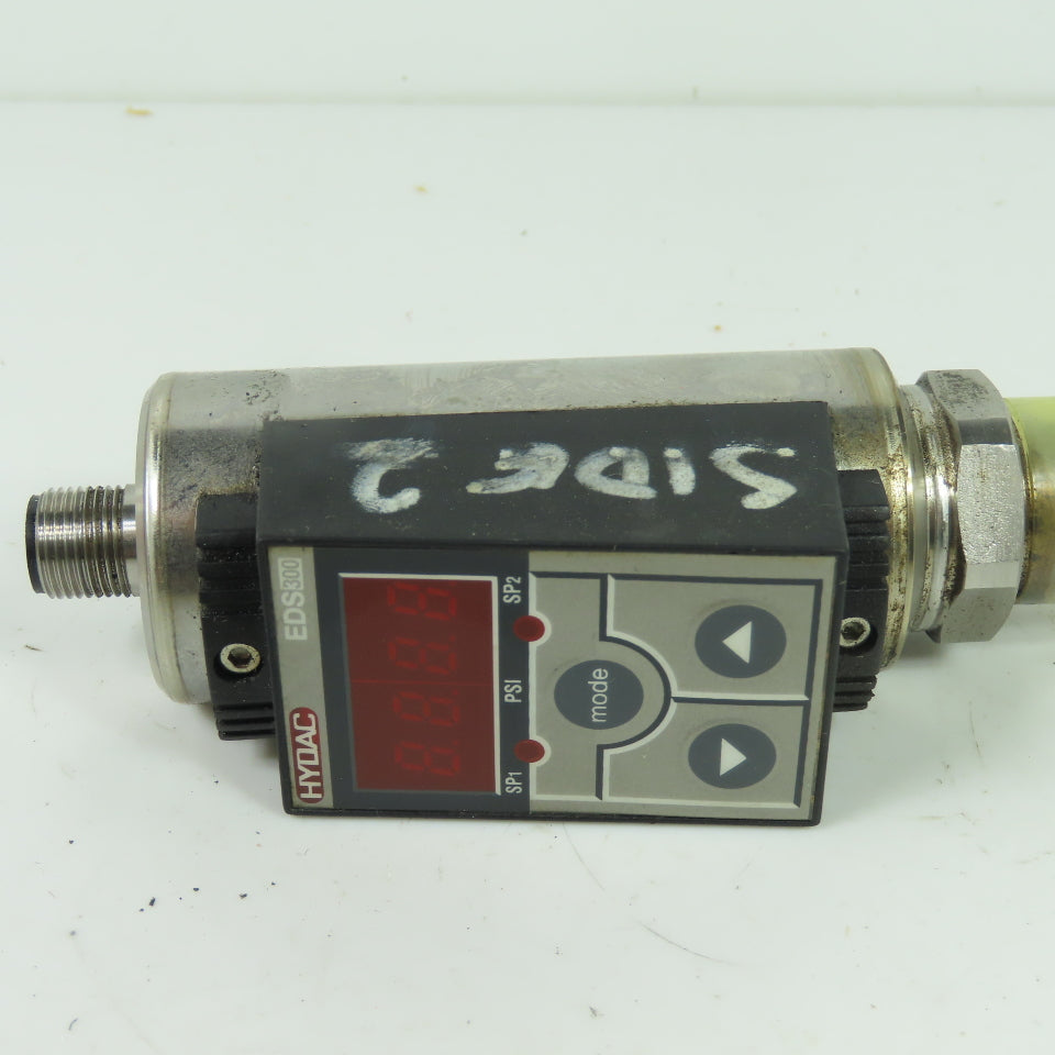 Hydac EDS 356-1-3000-400 Electronic Pressure Switch 3000 PSI 20-32VDC