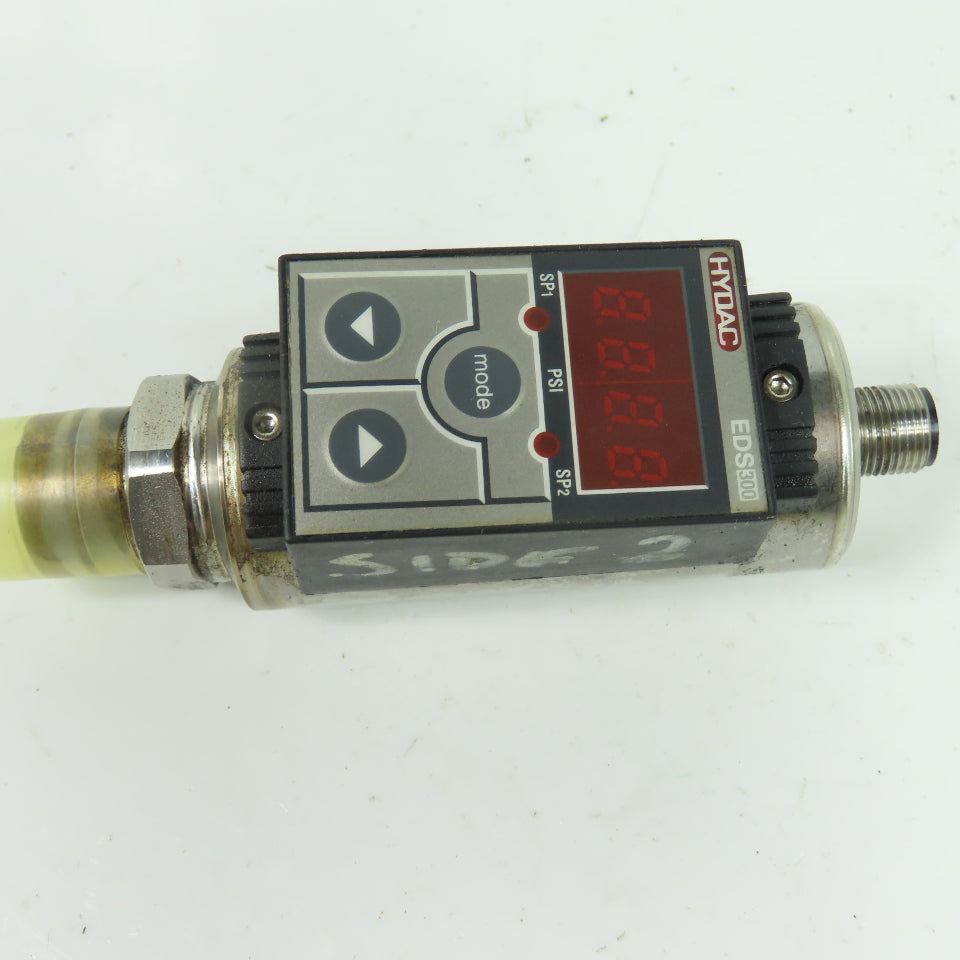 Hydac EDS 356-1-3000-400 Electronic Pressure Switch 3000 PSI 20-32VDC