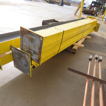 1 Ton 4 Post Freestanding Monorail Trolley Crane Bay 34' Travel 140" Tall