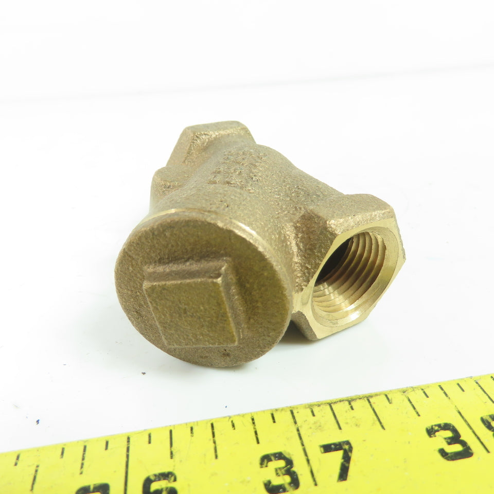 NIBCO 1/2 Bronze Y-Strainer 125 SWP 200 WOG