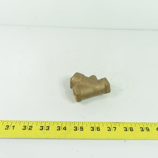 NIBCO 1/2 Bronze Y-Strainer 125 SWP 200 WOG