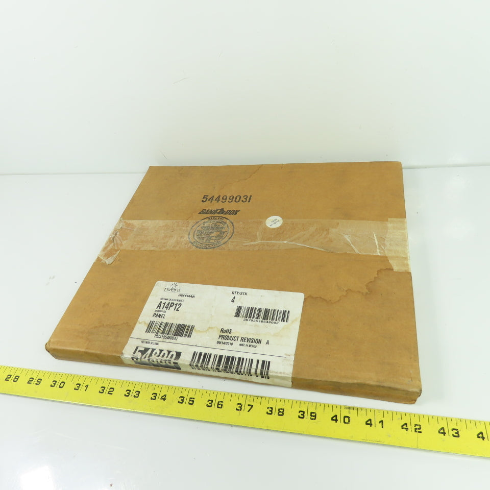 nVent HOFFMAN A14P12 Steel Enclosure Panel Lot Of 4