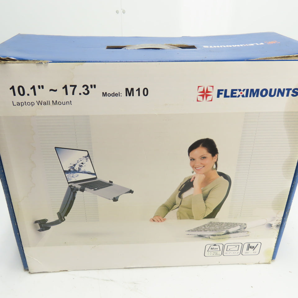 FLEXIMOUNTS M10 Full Motion Laptop Wall Mount 10.1"-17.3"