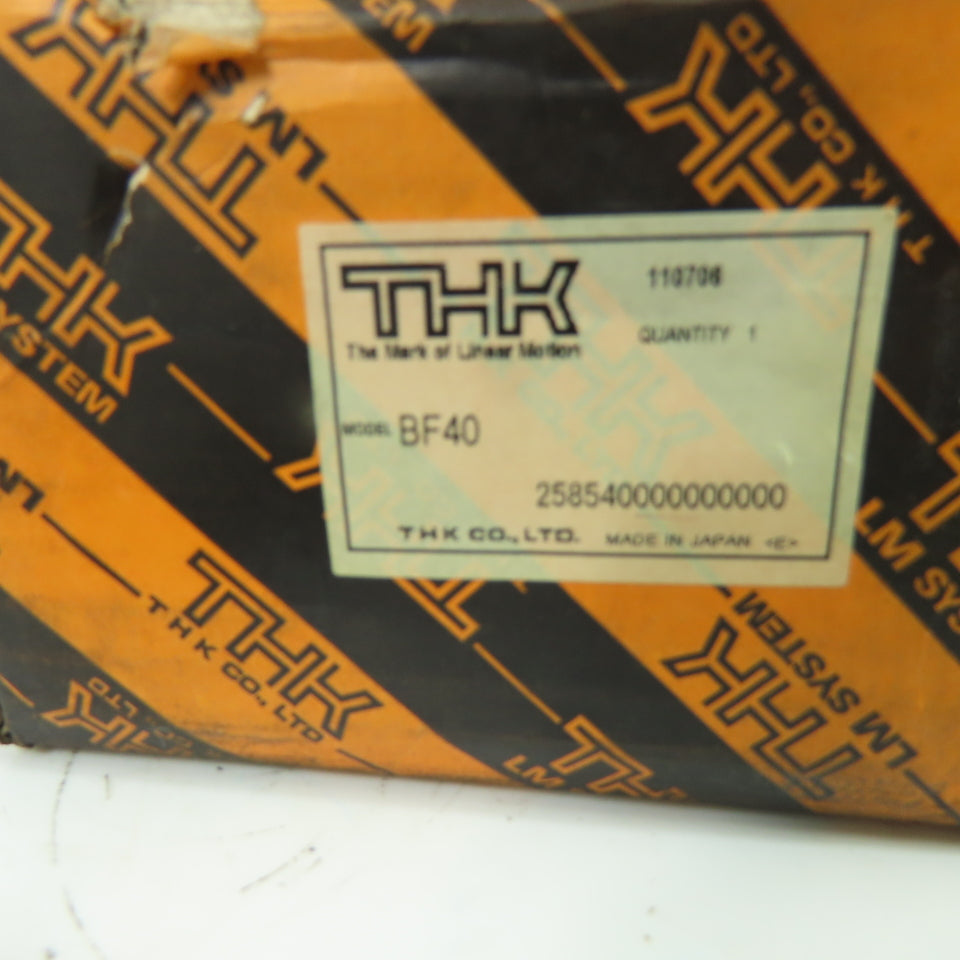 THK BF40 Ball Screw Support Unit 40mm new
