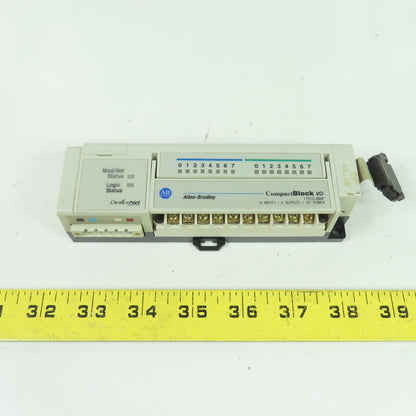 Allen-Bradley 1791D-8B8P CompactBlock I/O DeviceNet 8-Input 8-Output Module SerD