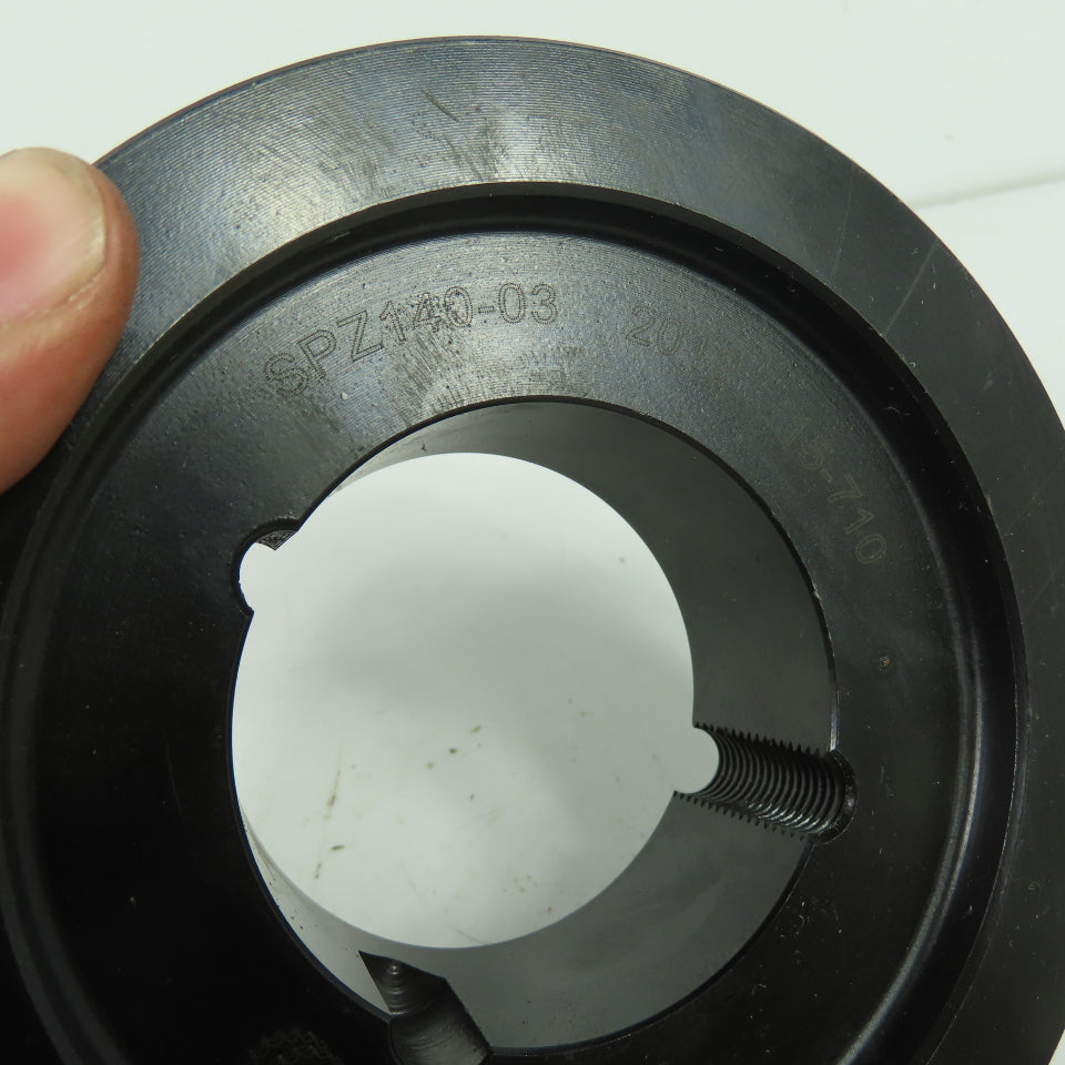 SPZ140-03 3-Groove V-Belt Pulley Sheave 5-5/8" OD 1-5/8" Wide NEW