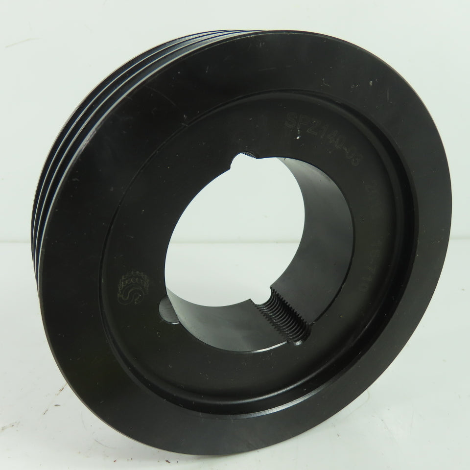SPZ140-03 3-Groove V-Belt Pulley Sheave 5-5/8" OD 1-5/8" Wide NEW