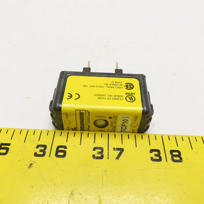 Cooper Bussmann TCF10 10A 600VAC 300VDC Dual-Element Time-Delay CUBEFuse